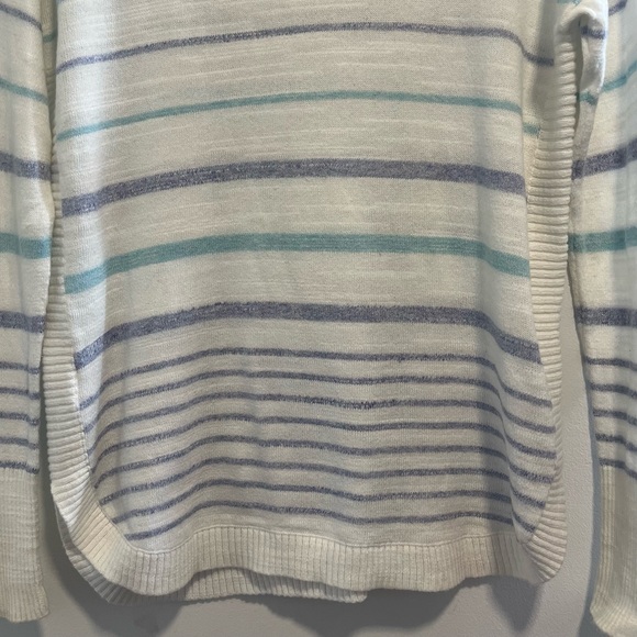 VINEYARD VINES Stripe Relaxed Cotton Sweater - Picture 4 of 11